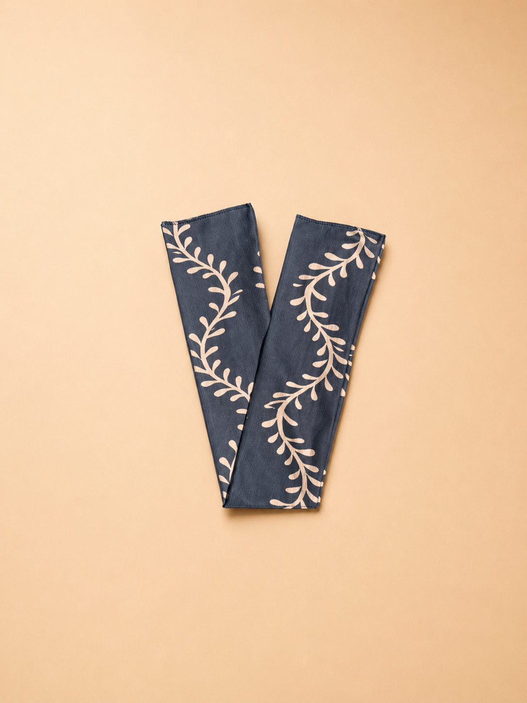 Floral Navy Headband