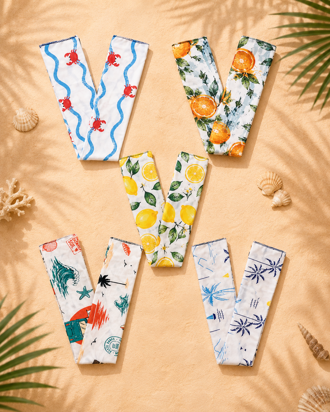 5 Headbands Bundle