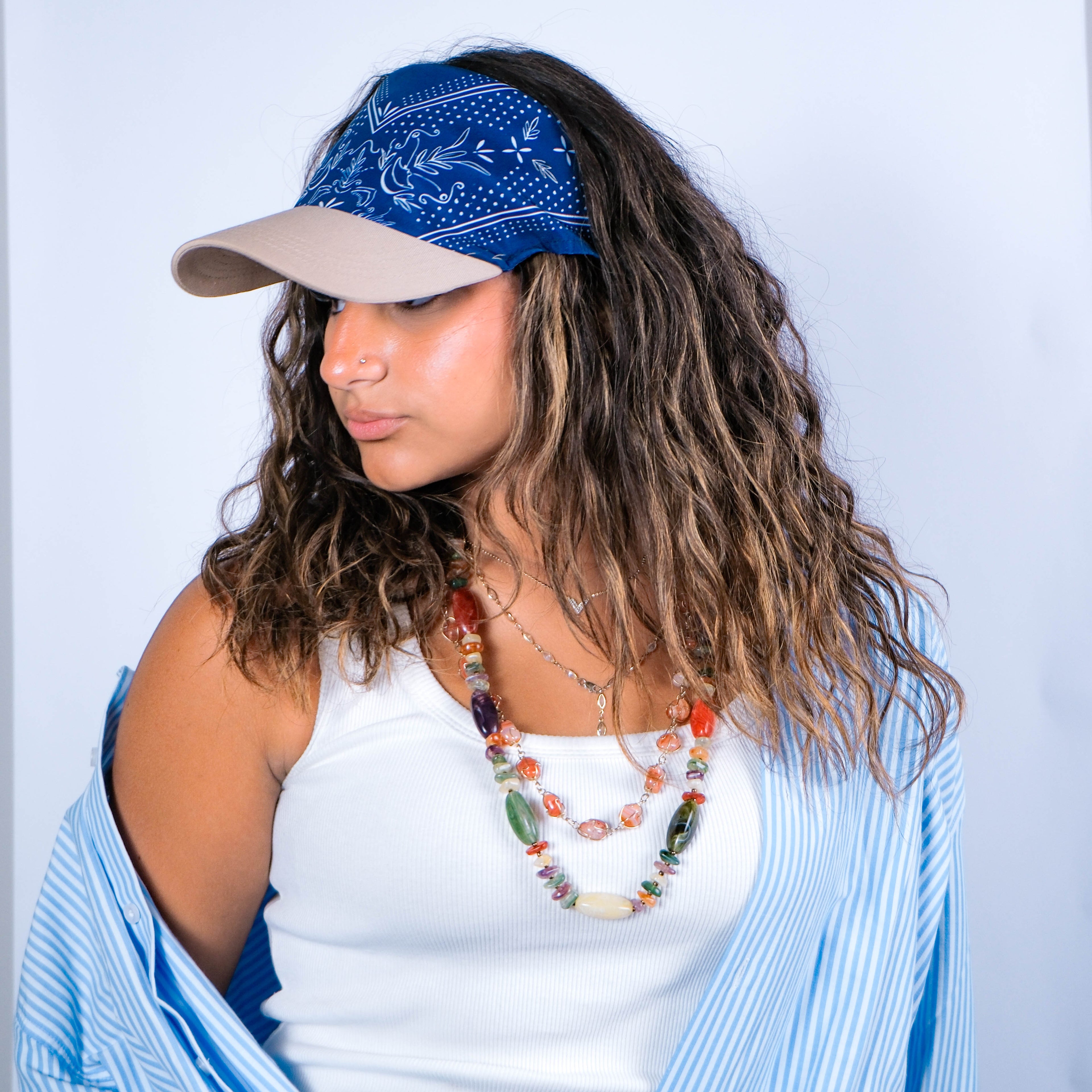 Brimdana Navy - Beige (Midnight Cross)